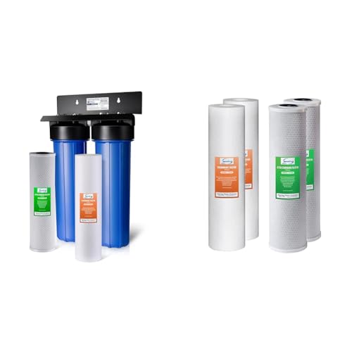Sistema de filtración de agua iSpring de 2 etapas para toda la casa