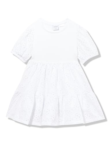 Vestido Desigual Chaleco Alaia para niñas en color azul de algodón