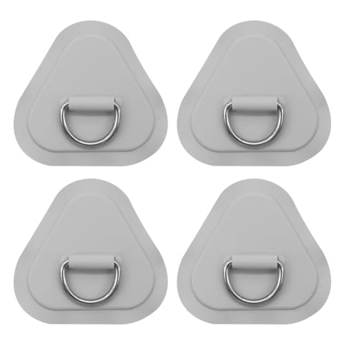 Nicear 4-teilige D-Ring-Patches Für Kajak, Kanu, SUP, PVC Und Edelstahl, Dreieckiger Anker, Robustes Marinezubehör Für Flöße, Schlauchboote, Paddleboards, Surfbretter Nicear 4-teilige D-Ring-Patches Für Kajak, Kanu, SUP, PVC Und Edelstahl, Dreieckiger Anker, Robustes Marinezubehör Für Flöße, Schlauchboote, Paddleboards, Surfbretter