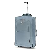 5 Cities Ryanair Cabin bags 55 x 40 x 20 Approved Suitcase Trolley Bag | Lightweight 1.45KG Carry On Travel Bag with Wheels | 42L Hand Luggage Case for Easyjet Plus, BA, WizzPriority, Jet2, KLM & More