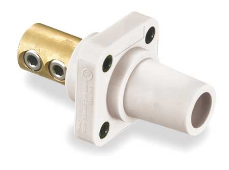 Receptacle, Double Set Screw, White