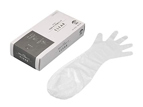 水野産業 N360 使い捨て ポリ手袋 ロング  30枚入 フリーサイズ