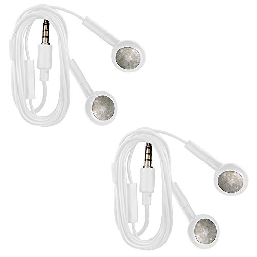 Fenzer 2 Pack Wired iPhone Earbuds/Headphones 3.5mm