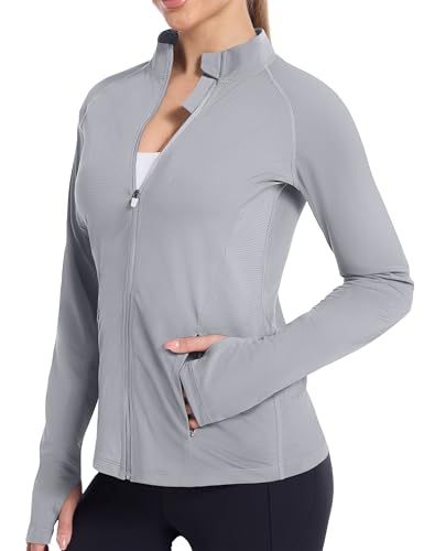 UPF 50+ Lightweight Zip Running Jacket