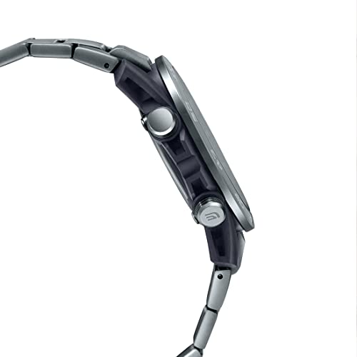 Casio Edifice ECB-2000DC-1ADF Black Analog-Digital Dial Gray Ion Plated Stainless Steel Band Men's Watch Smartphone Link Tough Solar ED565 - Image 3