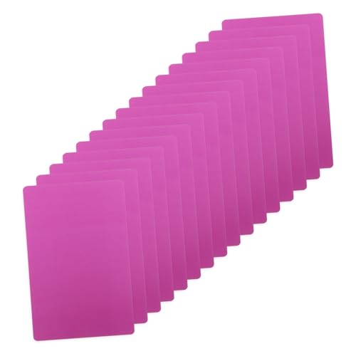 GARIOUANS 15個昇華対応薄型 アルミ製空属名刺板 軽量持ち運び便利 印刷用多機能名札カード