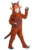 Toddler The Lion King Pumbaa Costume | Pumbaa the Warthog Disney Character Costume Jumpsuit with Hood 18MO
