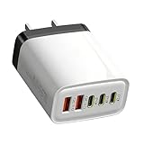 Agencement à cinq ports : Équipé d'une conception de ports intelligente, ce bloc de chargeur prend en charge cinq appareils simultanément via trois ports PD et un double port . Il rationalise le processus de charge et assure la compatibilité avec vos gadgets personnels.