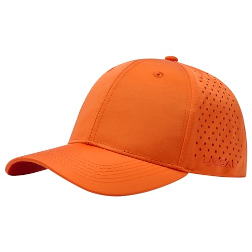 Image of UPF 50+ Performance Water Resistant Baseball Cap Lightweight Breathable Hat Golf Running Boat Hiking for Men Women