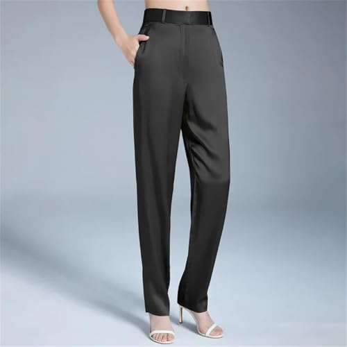 Women 95% Mulberry Silk Harem Pants Lightweight Office Casual Loose Trousers for Summer4
