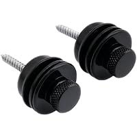 Musiclily Metálico Cabeza Plana Strap Locks Enganche de Correa