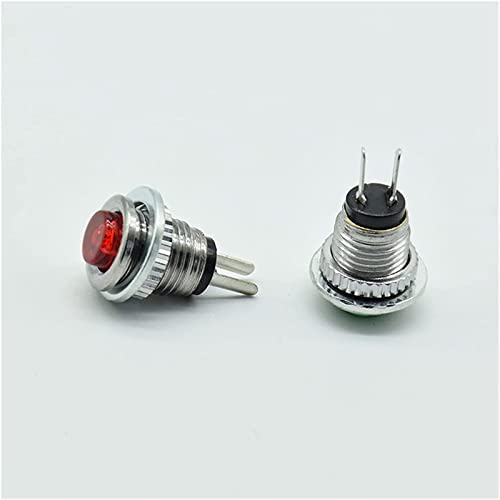 Micro-interrupteurs 5 pièces DS-101 bouton poussoir de réinitialisation vert 8mm 250V AC - 4