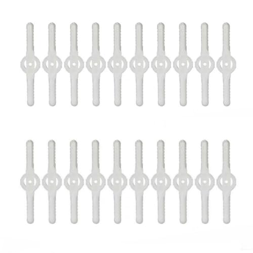 FENGSHENG-SHOP 50 cuchillas de plástico para recortadora de césped, cuchillas de repuesto para recortadora de césped, cuchillas inalámbricas de 135 mm, para césped, jardín, huerto, bosque o pastoral, FENGSHENG-SHOP 50 cuchillas de plástico para recortadora de césped, cuchillas de repuesto para recortadora de césped, cuchillas inalámbricas de 135 mm, para césped, jardín, huerto, bosque o pastoral,