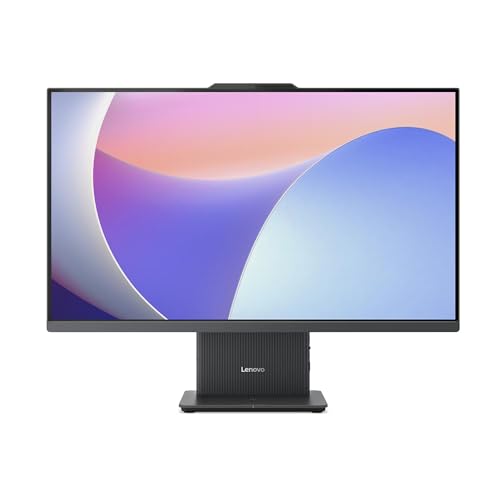 Image of Lenovo IdeaCentre 27 inch All-in-One Touchscreen Desktop, Intel Core i7, Intel UHD Graphics, 32GB RAM, 1TB SSD, Bluetooth, Webcam, Win 11, Gray, Wireless Keyboard and Mouse Included (Model: F0HM000FUS)