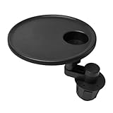 Fazvncv Plateau de bureau multifonction monté sur véhicule avec surfaces en silicone, idéal pour les trajets en voiture et le travail, accessoire de voiture simple