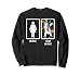 CCRN Nurse Unicorn Dabbing Funny Dabbing CCRN Nurse Gift Sweatshirt