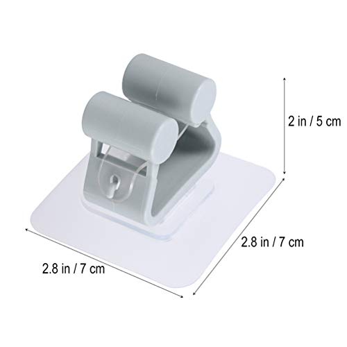 Suporte autoadesivo para vassoura e suporte de esfregão com 6 peças da Topbathy, suportes de armazen