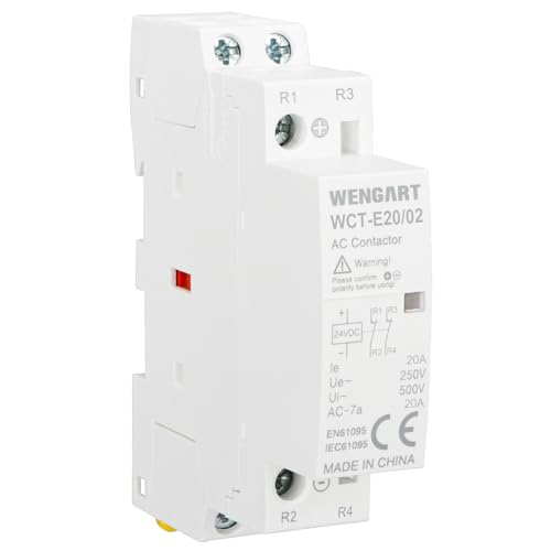 Wengart DC Schütz WCT-E20, 2NC_DC24V 20A, contactor de precisión CC para la distribución crítica de electricidad, una sabia elección para un uso eficiente de la energía