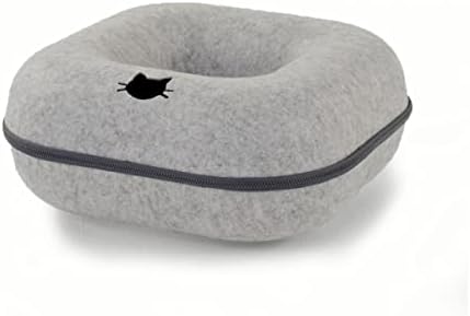 Cozy Corner - Corner-Shaped cat Bed, Tunnel, Play Space and shelter