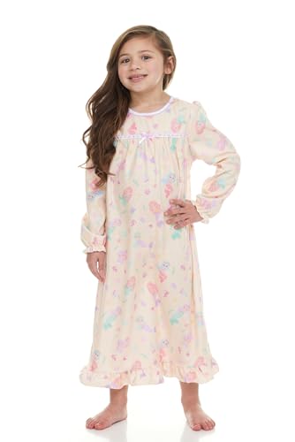 Dreamwave Girls Granny Gown Nightgown, Toddler to Big Kid, Soft, Comfortable, Adorable Pajamas For Girls2