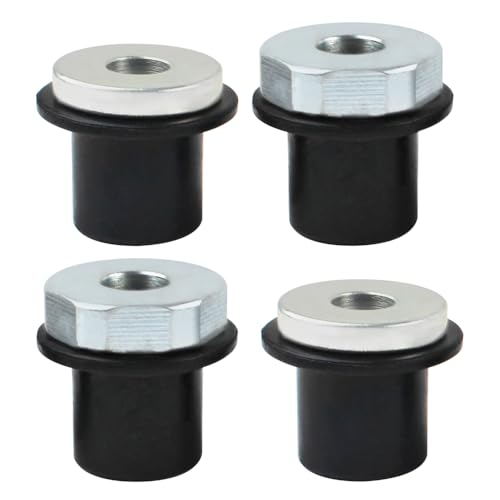 Steering Rack and Pinion Mount Bushing 4PCS Compatible with Dodge Ram 1500 2000-2012 Replaces 52106728AC 52113031AD