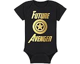 Superhero Comic Book Baby Onesie® - Future Avenger - Marvel MCU Captain America Shield Bodysuit -...
