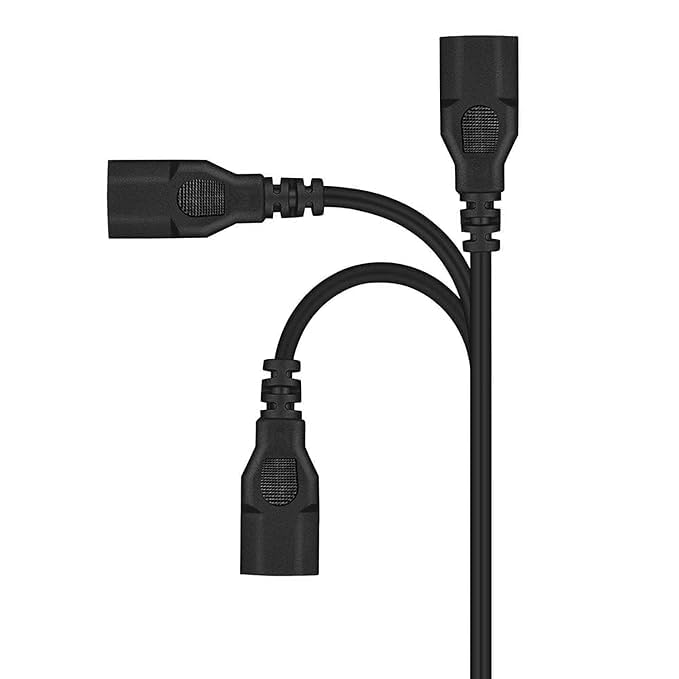 MTech Power Cable Cord | Replacement Power Cable for Computer, PC, Monitor, SMPS and Printer, Power Supply | 3 Pin Power Cable for India Plug | 1.8M, 5Feet - Pack of 1 4