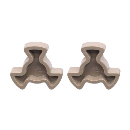 2Pcs Microwave Oven Turntable Coupler Roller Support Tray Shaft Replacement