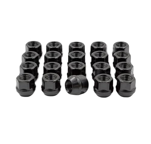 ホイールナッ Compatible with Chevrolet for Camaro 1982-2002 for Caprice 1991-1996 19mm六角12 x 1.5ラグナット、オープンエンド、高さ21mm。