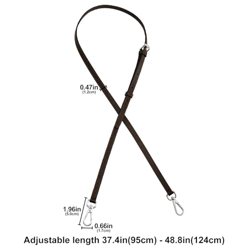 Image of Jiesinlov Leather Bag Shoulder Strap Replacement Crossbody Adjustable Conversion Kit Fit for Mini Pouch