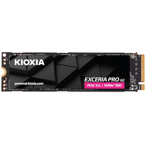 �L�I�N�V�A KIOXIA ����SSD 1024GB NVMe PCIe Gen5×4 M.2 Type 2280 (�ő�Ǎ�:14,400MB/s) BiCS FLASH TLC 5�N�ۏ� EXCERIA PRO G2 SSD-CK1.0N5PRG2N�y��