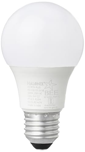 Halonix 9W LED Light Bulb | Yellow (3000K) |Pack of 4 |Energy Efficient| 4kv Surge Protection | E27 Screw type