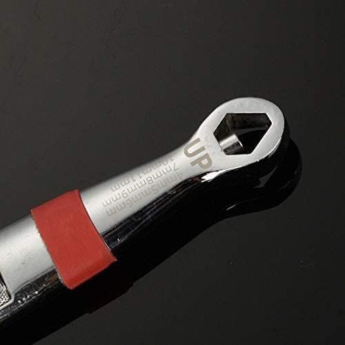 SKUZA Ring Spanner,Adjustable Wrench Offset Ring Wrench 23 in 1 Multi-Function Universal Metric Imperial Spanner (Inch 5/32-3/4, Metric 4mm-19mm)