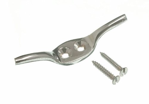 Lot de 16 taquets crochets pour rideau et store bateau chrome 63mm