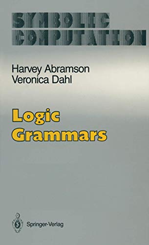Logic Grammars (Symbolic Computation and Artificial Intelligence) view 2