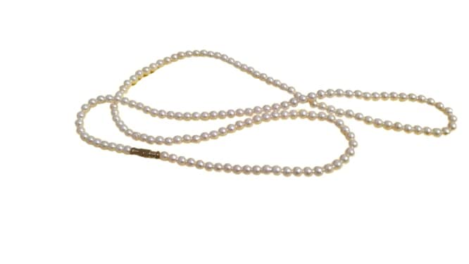 LATEST WHITE MOTI MALA SMALL BEAD STONE BEAD MALA NECKLACE ALSO USE AS BRACELET GIFT ITEM FROM BANRAS (B0B65JG72X) Amazon Price History, Amazon Price Tracker