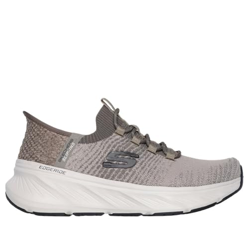 Skechers Men's Edgeride Raygo Hands Free Slip-in Sneaker, Taupe, 6.5
