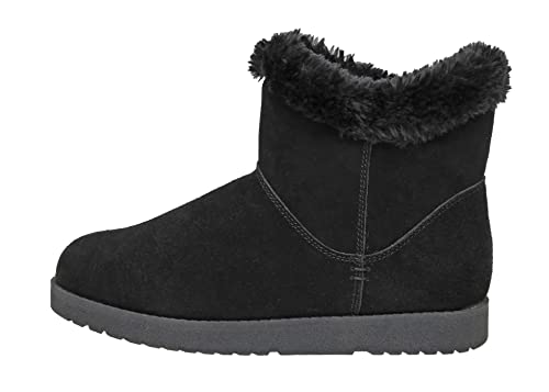 CUSHIONAIRE Women's Hethrow Genuine Suede pull on boot +Memory Foam & Wide Widths Available4