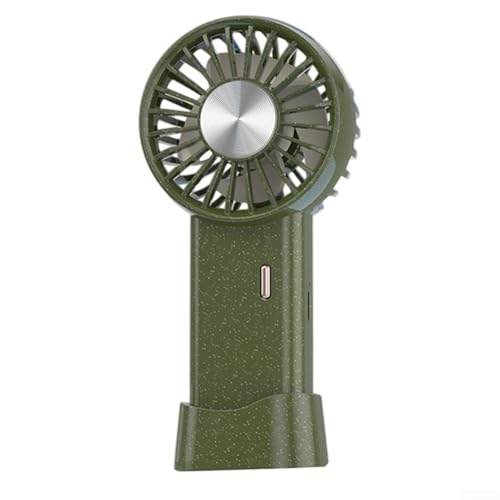 Yhenlovtt Creative USB - Mini ventilador de escritorio con sensor de hielo con batería de 500 mAh, ventilador eléctrico portátil para escritorio de oficina y mesita de noche, multicolor (negro y verde Yhenlovtt Creative USB - Mini ventilador de escritorio con sensor de hielo con batería de 500 mAh, ventilador eléctrico portátil para escritorio de oficina y mesita de noche, multicolor (negro y verde