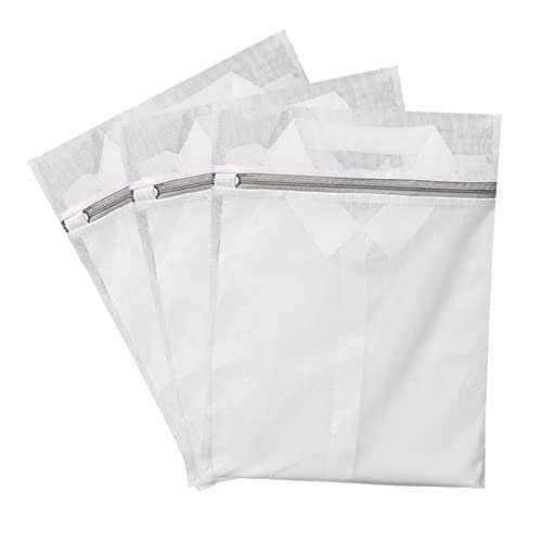 Jkapagzy 3 unids malla lavandería bolsa de lavado a máquina bolsa de lavado suéter ropa interior extra grande red bolsillo hogar anti deformación Cover