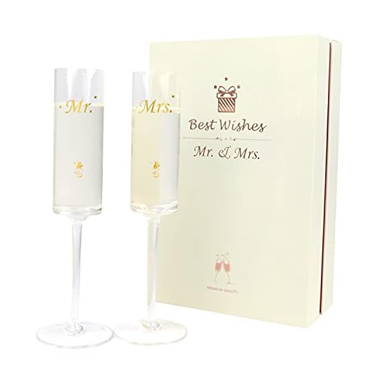 Regalos de boda, regalo de champán personalizado, regalo de boda, copas de champán de cristal, regalos de señor y señora para novia y novio