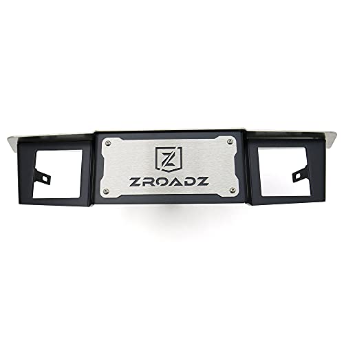 Zroadz Led Universal 2" Hitch Step - Black Mild Steel - Bolt-On, No Drilling - To Mount (2) 3 Inch Zroadz Or Similar Style Led Pod Lights - Pn#Z390010 #TOP1