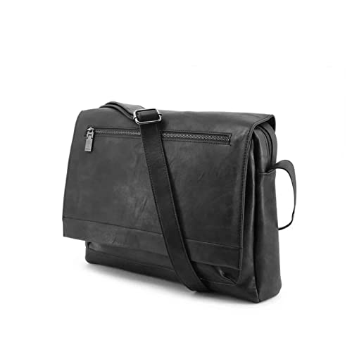 Lumberjack Tracolla Pelle Nero Dylan Collection