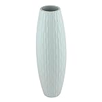 Stonebriar SB-5076C Beach Nostalgia Large Weathered Pale Ocean Wood Vase, Light Blue, 15.7" - Image 2