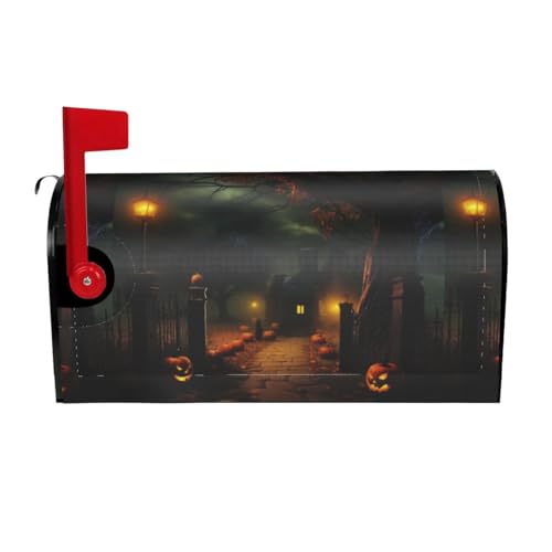 Funda protectora para buzón de correo electrónico de Halloween con cubierta protectora magnética para buzón de correo electrónico para decoración de jardín al aire libre