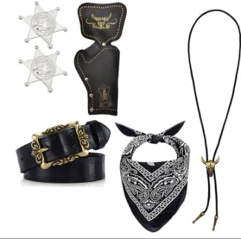 Accesorios de vaquero Carreuty para solucionar tu disfraz de carnaval con bandana para cerveza