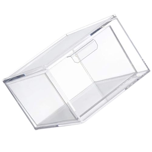 Lurrose Organizador de Plástico Transparente Cajón Deslizante, Caja de Almacenamiento Apilable Pequeña para Escritorio, Cajones Extraíbles para Ordenar Hogar, Oficina y Dormitorio