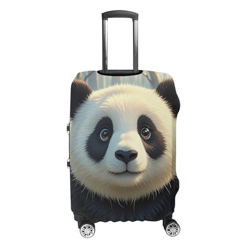 Anime Panda Printed Luggage Cover Protector, Fits 18-32 Inch Luggage4