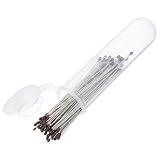 MAGICLULU 100pcs Stainless Steel Insect Mounting Pins for Stable Fixation with Versatile Design,