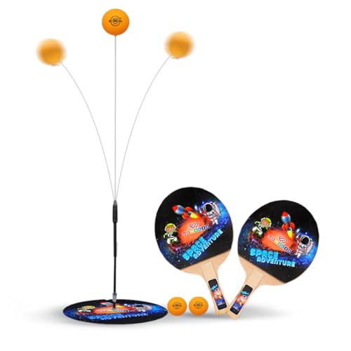 Wembley Table Tennis Trainer Toys for Kids 5 6 7 Years Age Indoor Outdoor Games for Boys Girls Adults Teenagers - BIS Approved - Astronaut, Multicolor 4 31qaPd3rJ8L